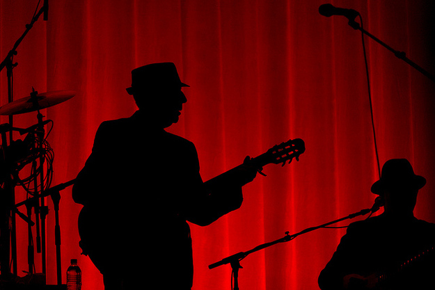 “Leonard Cohen” by Adrian Thomson, © Attribution