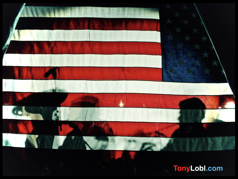 "Stars and Stripes silhouette" by Tony Lobl
