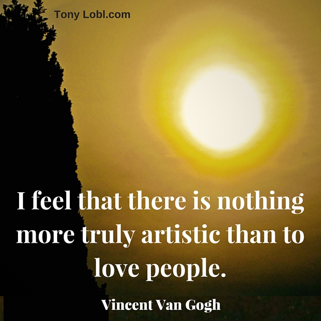 "The greater art" by Tony Lobl