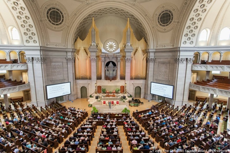 "The Mother Church, Boston - interior @Annual Meeting 